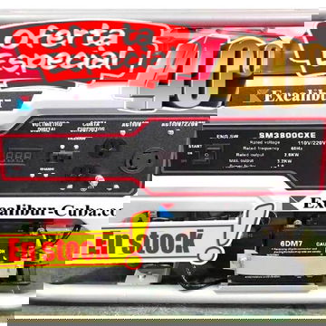 Generador EXCALIBUR SM3800CX Arranque Eléctrico y Remoto