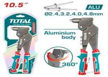 Remachadora manual con cabezal giratorio 360°