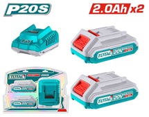 Kit de cargador y batería de iones de litio P20S