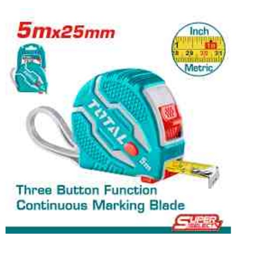 Cinta métrica de acero 5m x 25mm