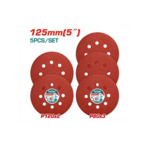 Hoja de lija para lijadora orbital 5"